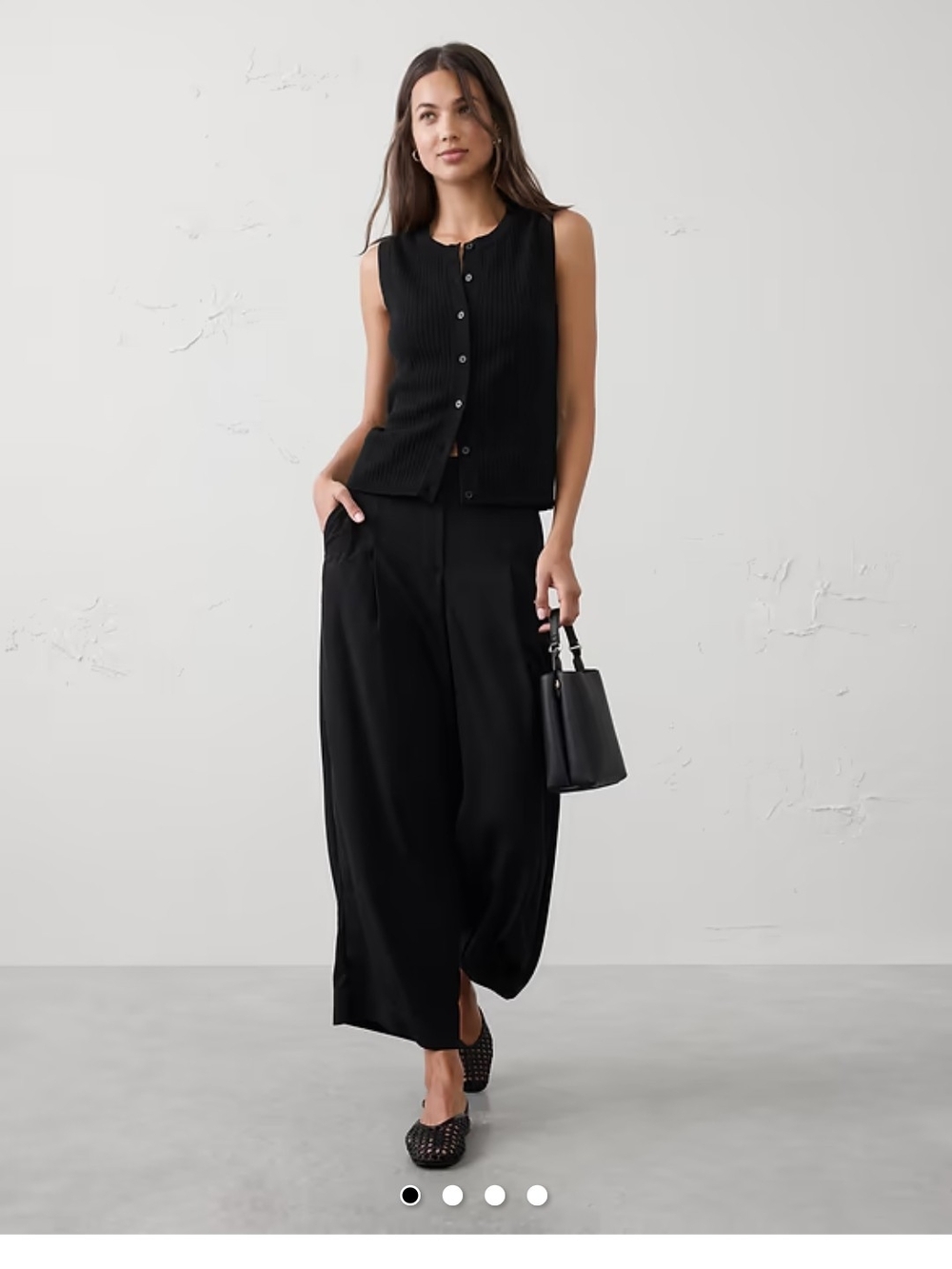 Black Sweater Vest